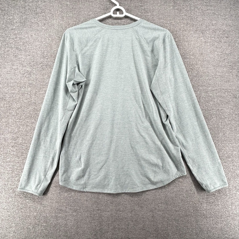 Arcteryx Kadem Henley Long Sleeve Top Women Size Medium Green Hiking - Picture 2 of 8